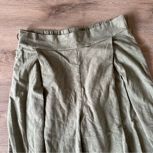 Zsupply Yara Slab Pants Green Wide Leg Sz M - Picture 2 of 5